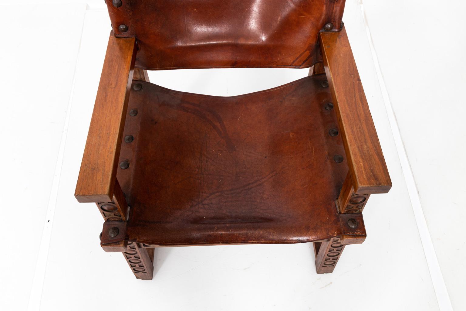 Spanish Leather Armchair 2