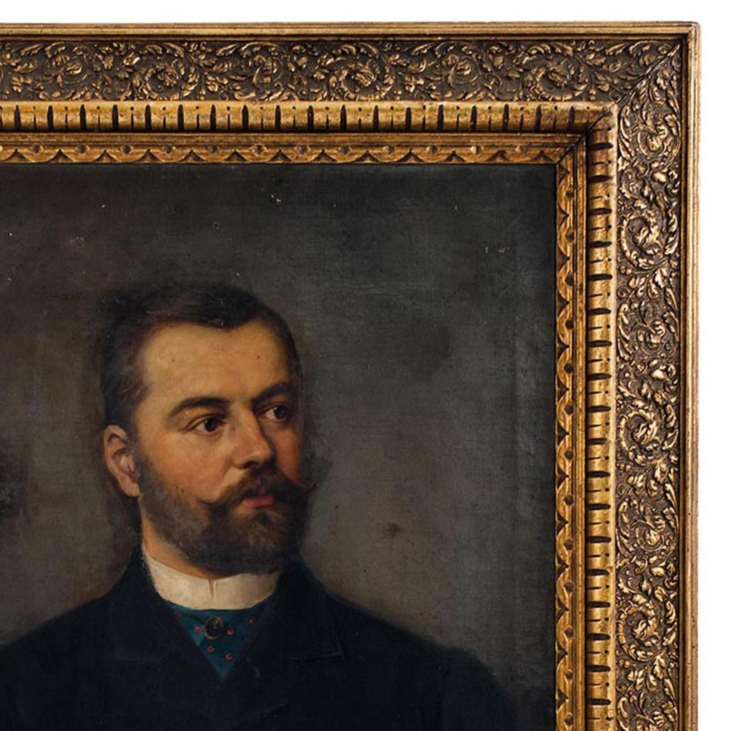 Hand-Carved Spanish Male Portrait
