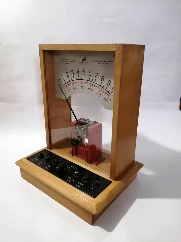 Spanish MCM Instituto L. Torres Quevedo Educational Galvanometer For Sale 1