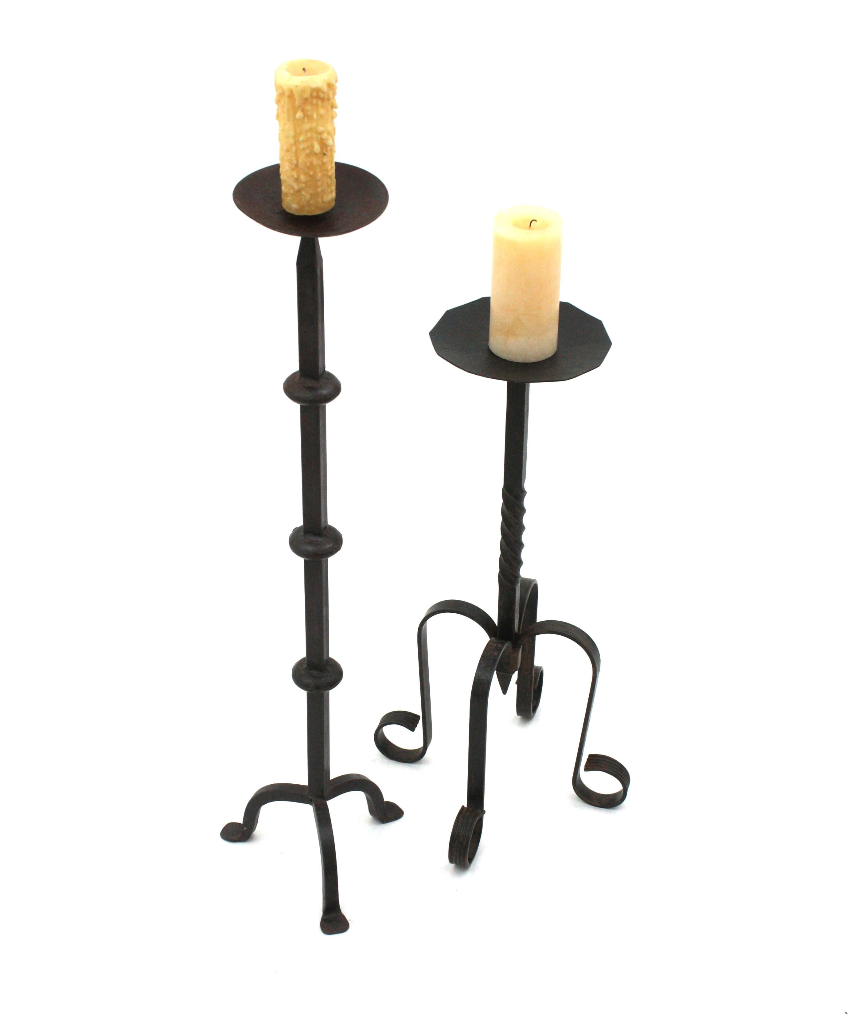 spanish candle holders