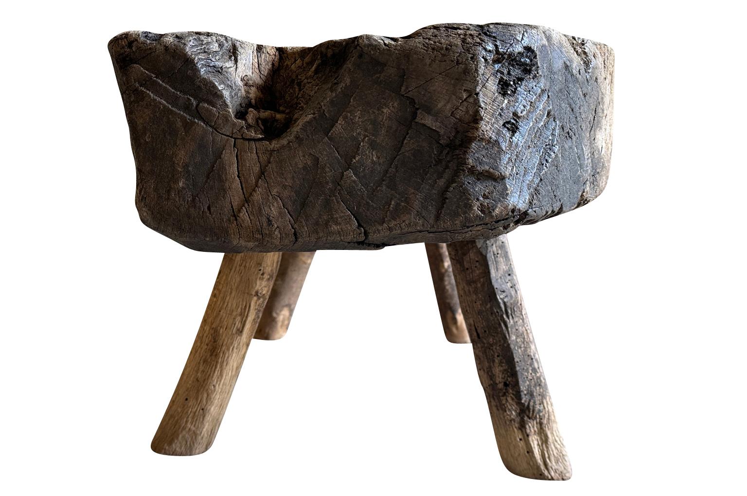 Spanish Mid-18th Century Primitive Bench 7