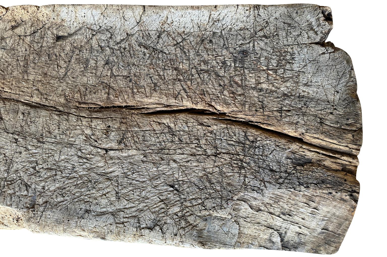 Spanish Mid-18th Century Primitive Bench 10