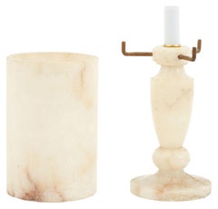 Spanish Midcentury Alabaster Table Lamp