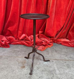 Spanish Mid Century Martini Table in a Bronze Patina
