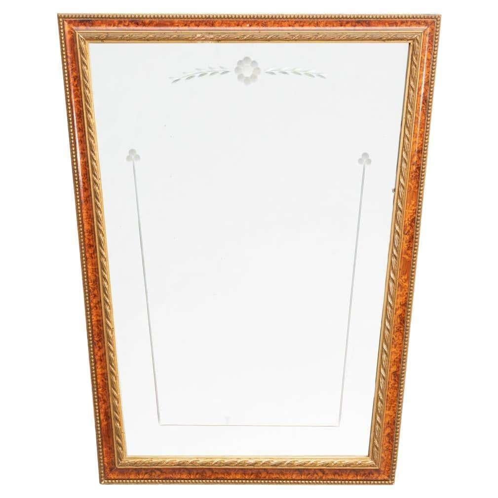Miroir espagnol moderne en bois fabriqué à la main, datant d'environ 1950 en vente 6