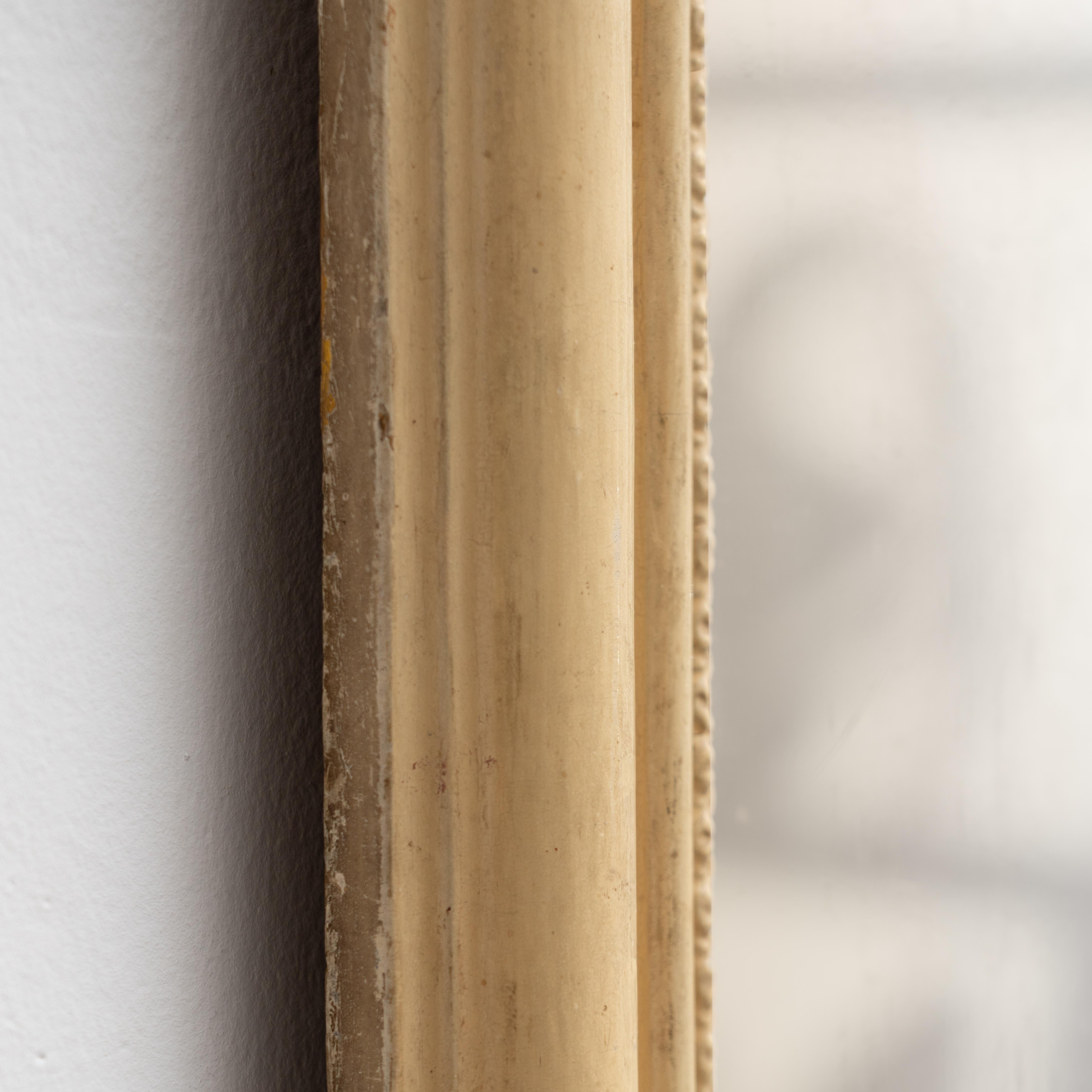 Milieu du XXe siècle Miroir espagnol moderne en bois fabriqué à la main, datant d'environ 1950 en vente
