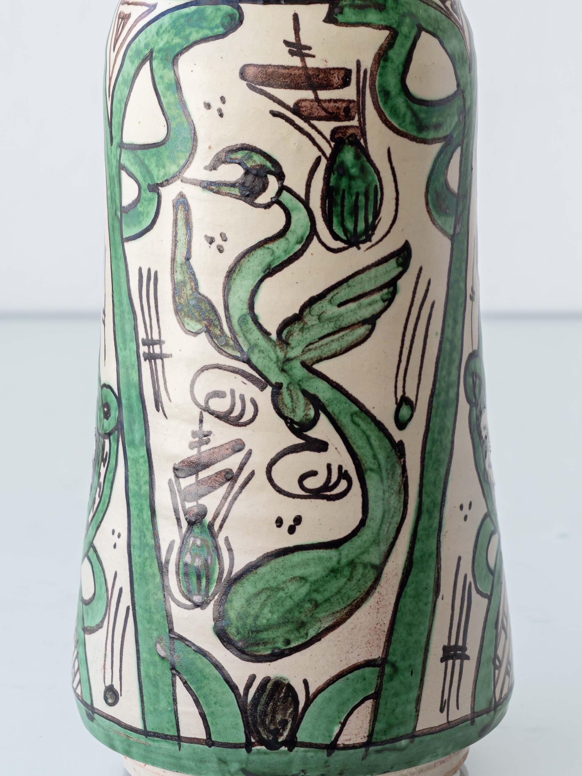 Lampe à poser espagnole du milieu du siècle Greene & Greene Albarello - Mudéjar Revival Bon état - En vente à AMSTERDAM, NL