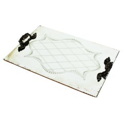 Spanish Mirrored Tray with Handles