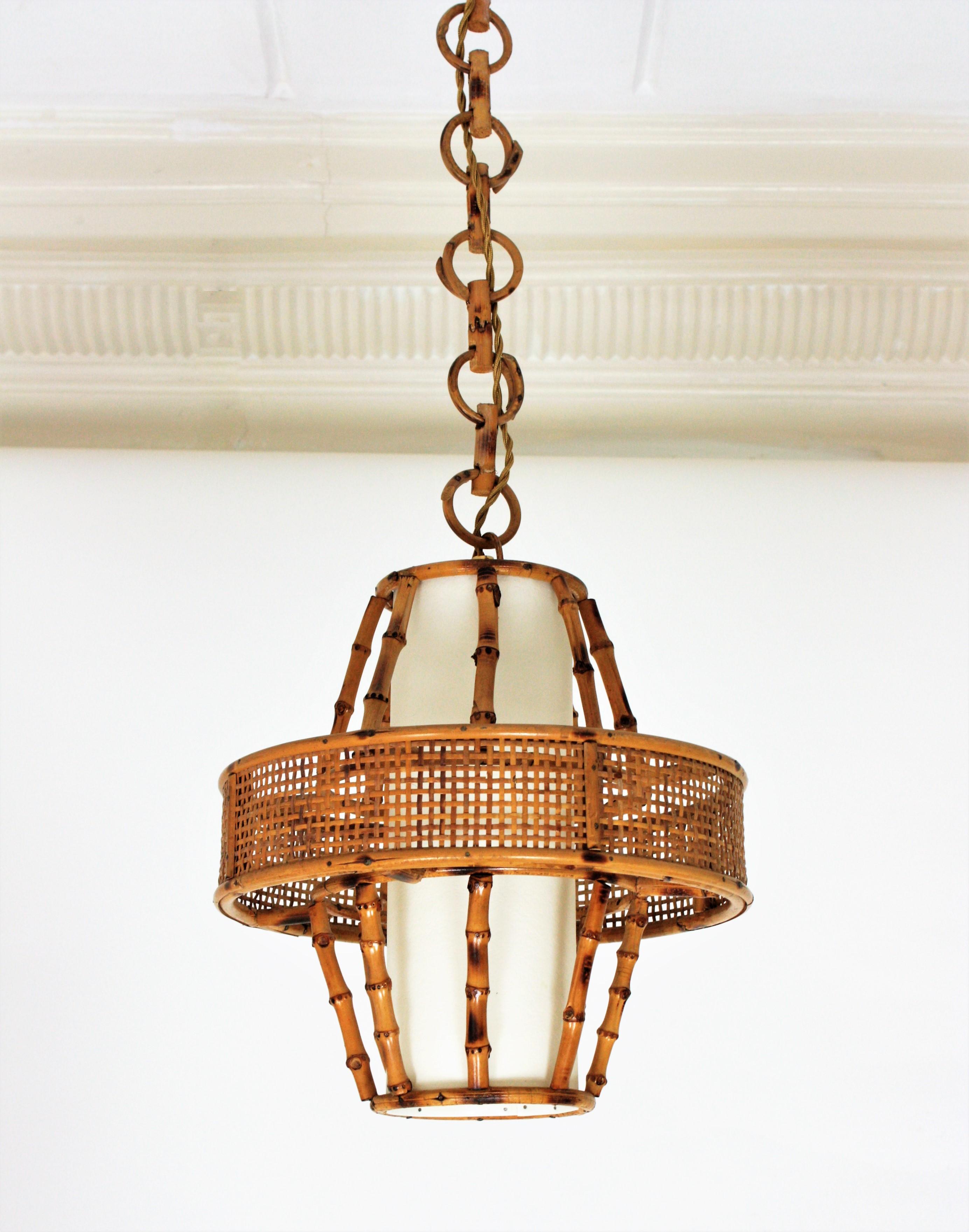 tiki pendant light