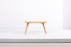 Spanish Modernist Pagoda Coffee or Side Table in Oak by Manuel Barbero 1953