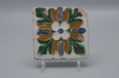 Spanish Moorish Tile, Arista- Toledo 16th century