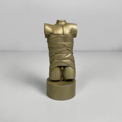 Spanish nickel-plated metal sculpture Mini David by Miguel Berrocal, 1968-70