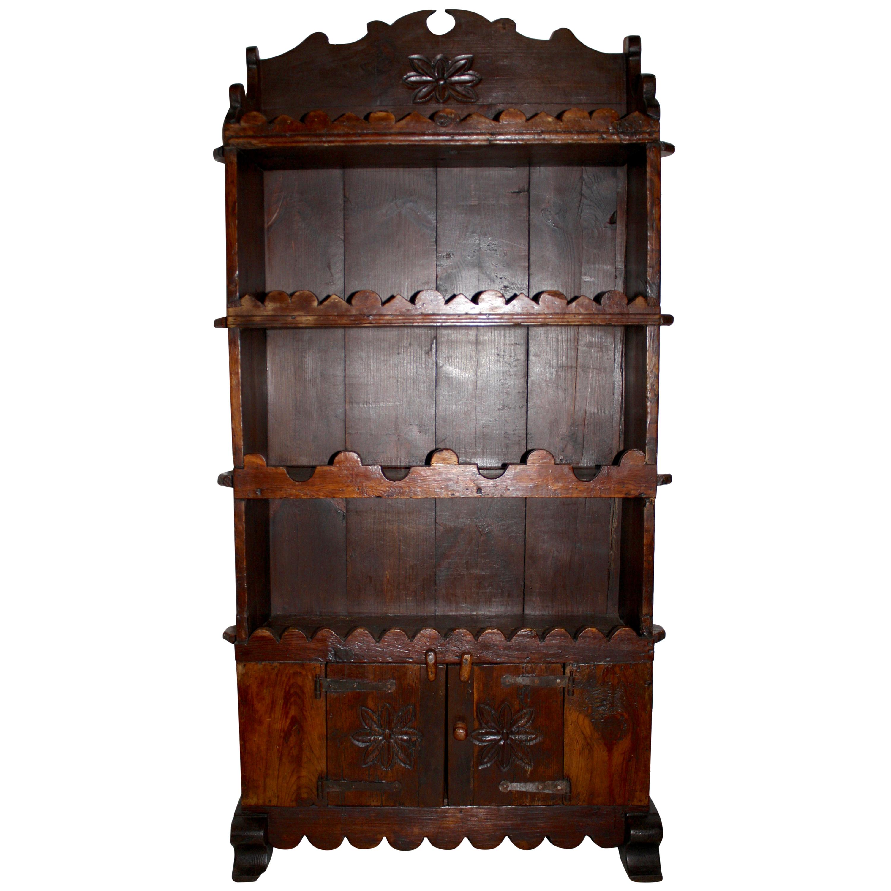 Spanish Oak Bookcase, circa 1895