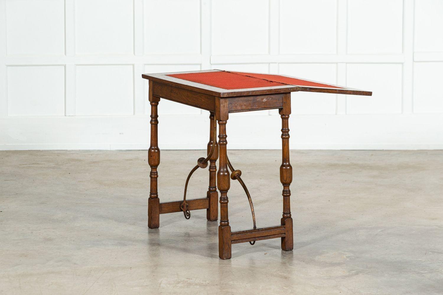 Table de salle à cartes en Oak Oak en vente 12