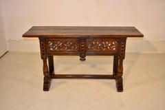 Spanish Oak Console, Circa 1900