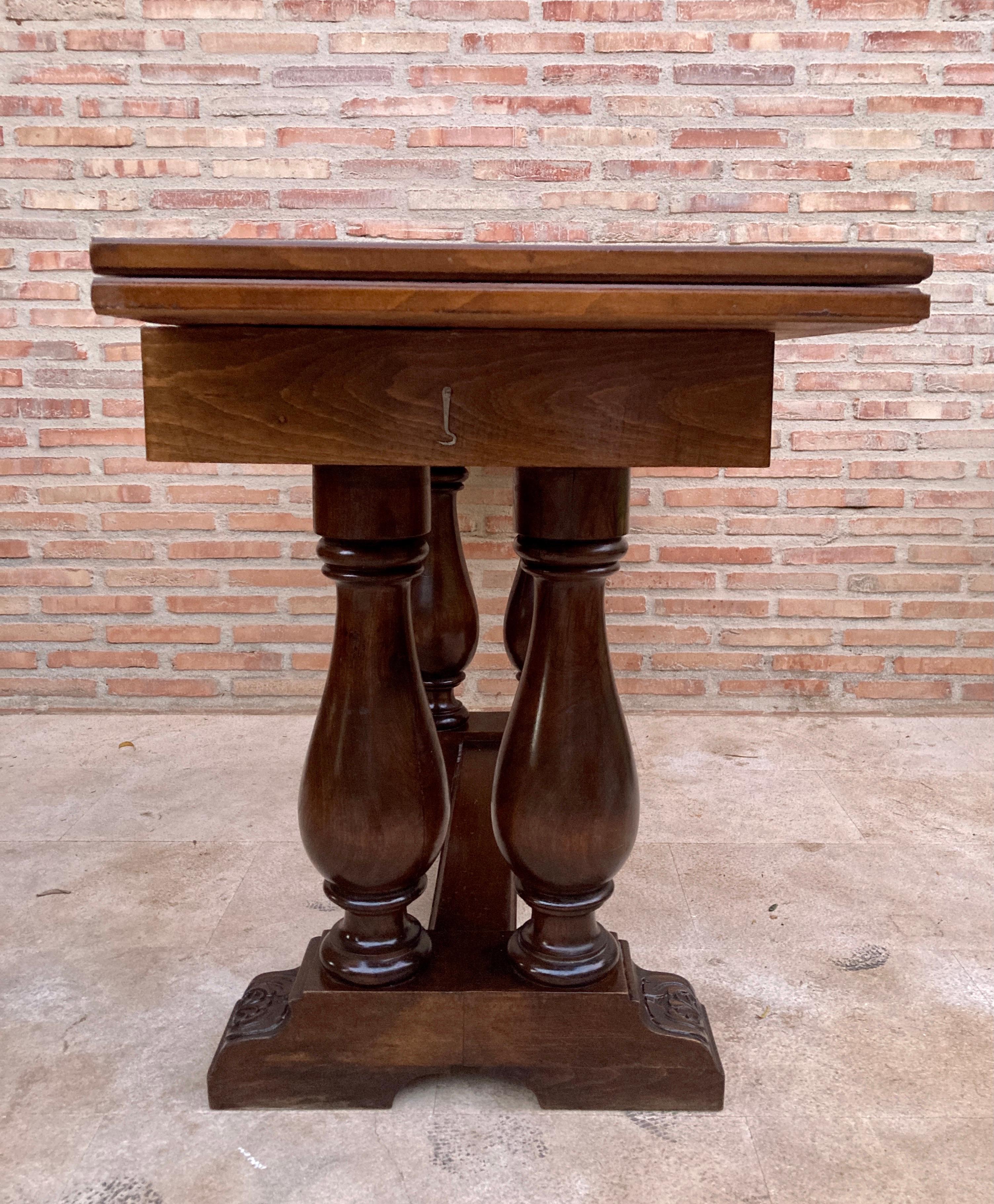 Spanish Oak Dining or Console Table, 1960 3