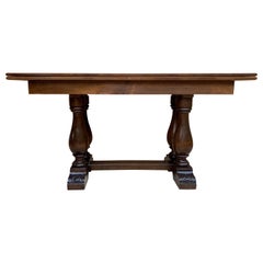 Spanish Oak Dining or Console Table, 1960