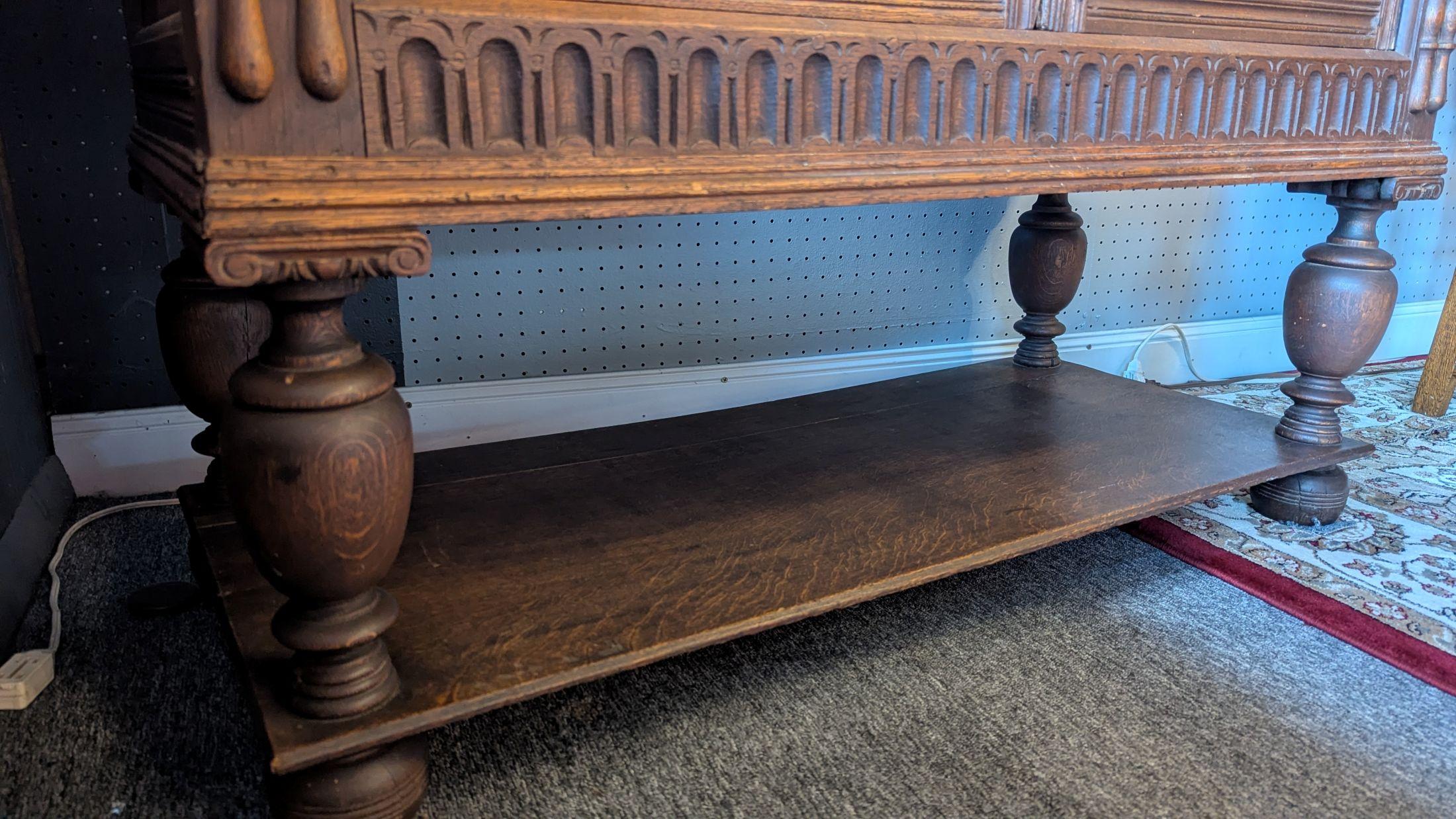 Spanish Oak Server Cupboard For Sale 7