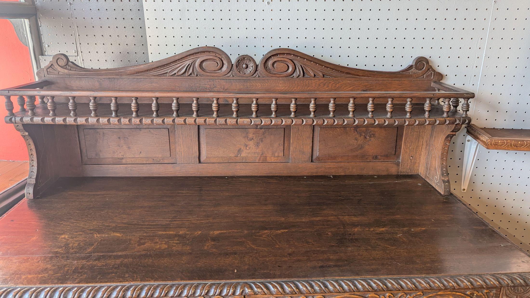 Spanish Oak Server Cupboard For Sale 2
