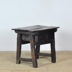 Spanish oak side table, 18th century
