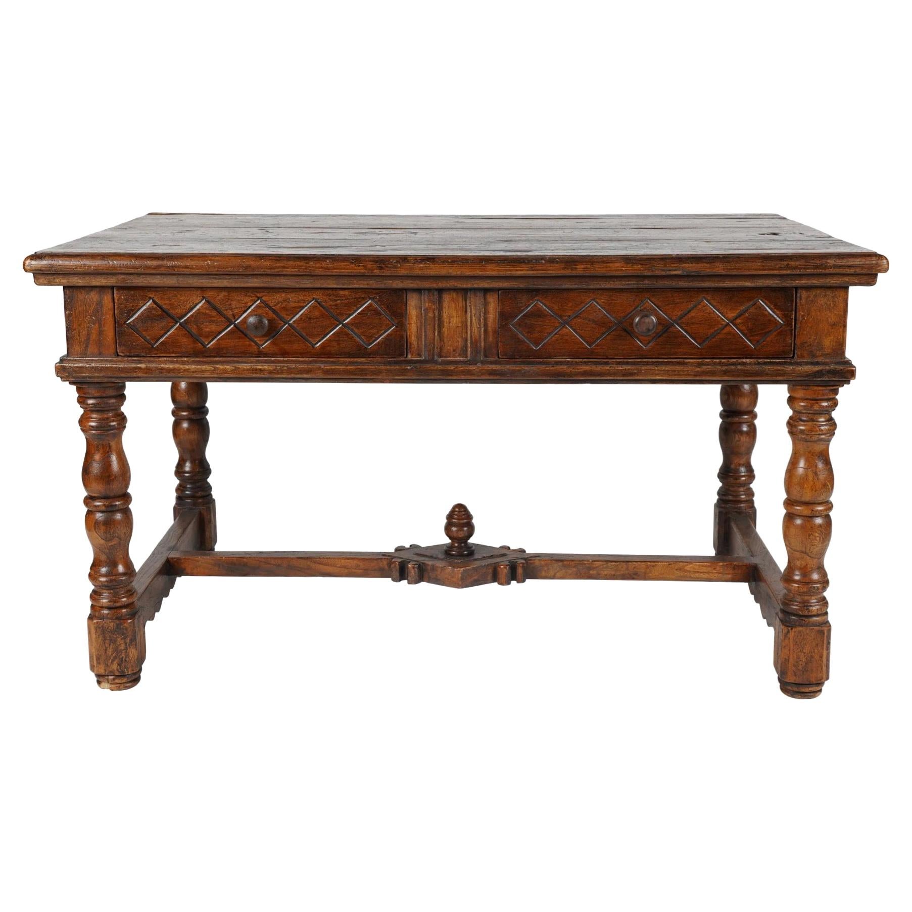 Spanish or Colonial-Style Baroque Writing or Library Table