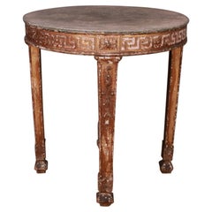 Table peinte d'origine espagnole
