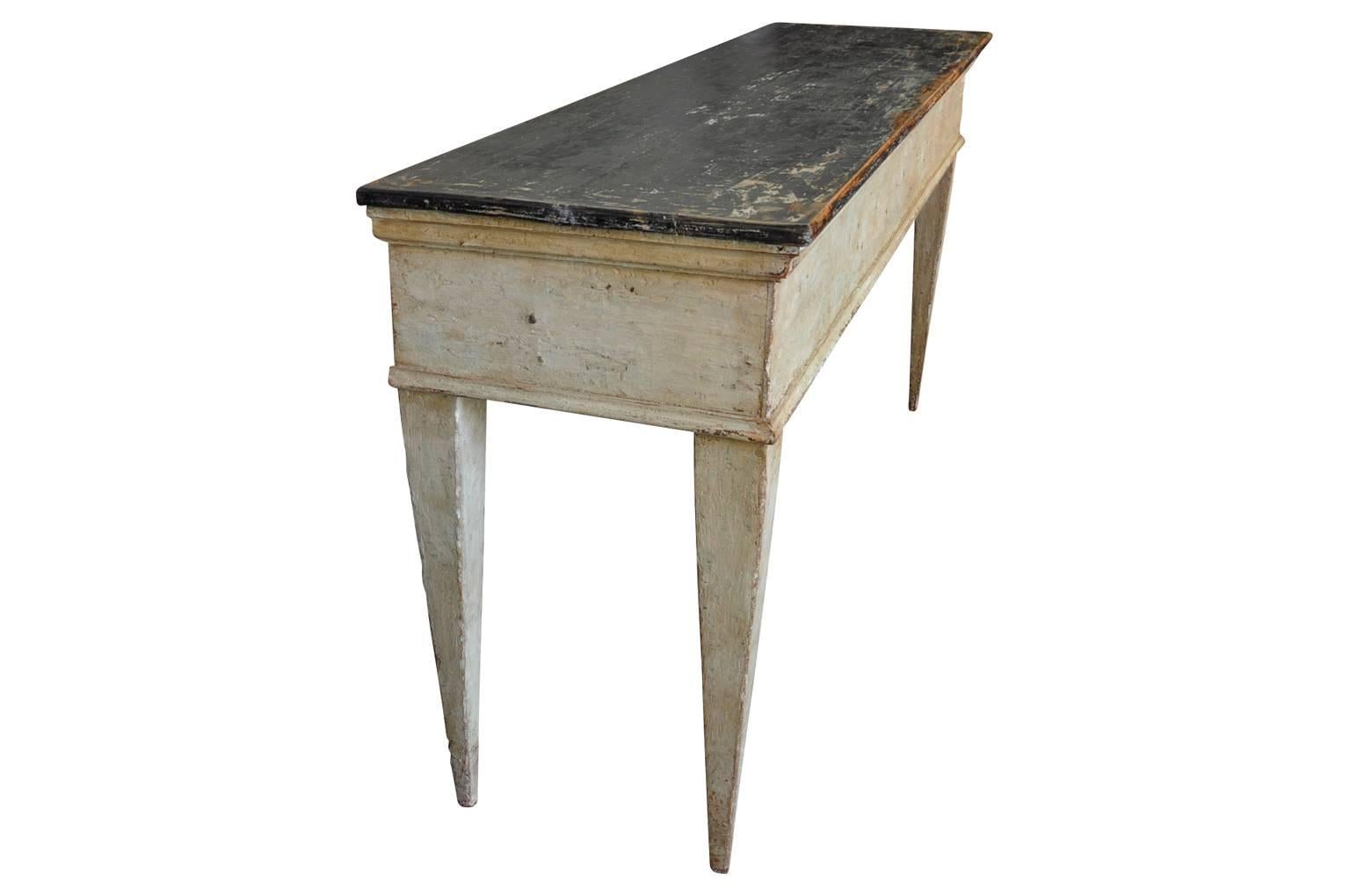 Contemporary Spanish Painted Console Table