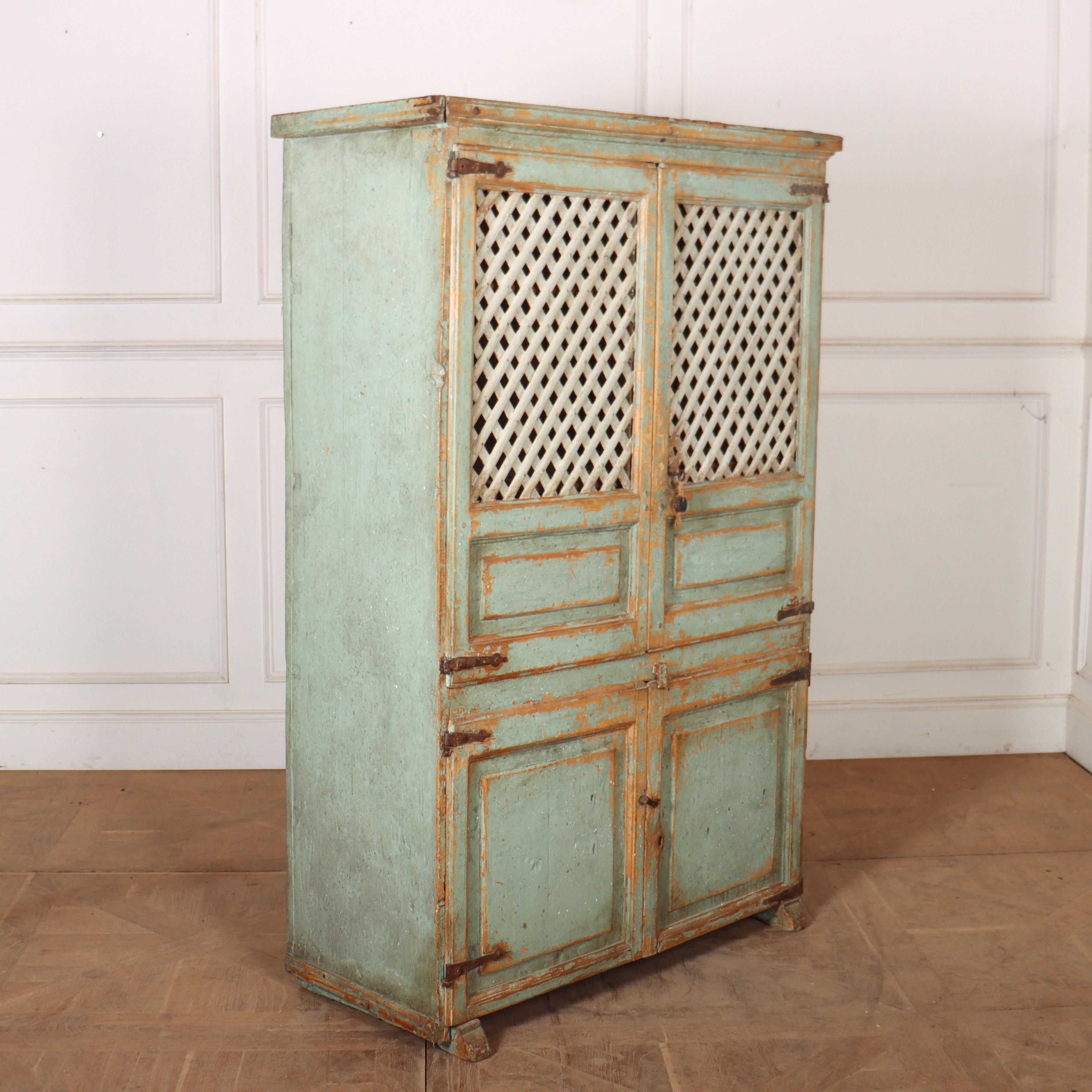 Spanish Painted Food Cupboard For Sale 2