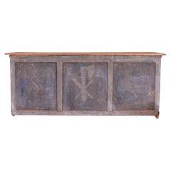 Antique Spanish Painted Shop Counter