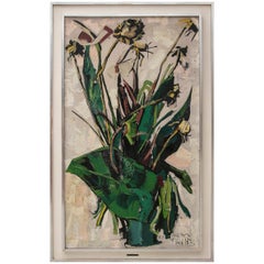 Peinture espagnole d'un vase de l'artiste Mercedes Gomez-Pablos