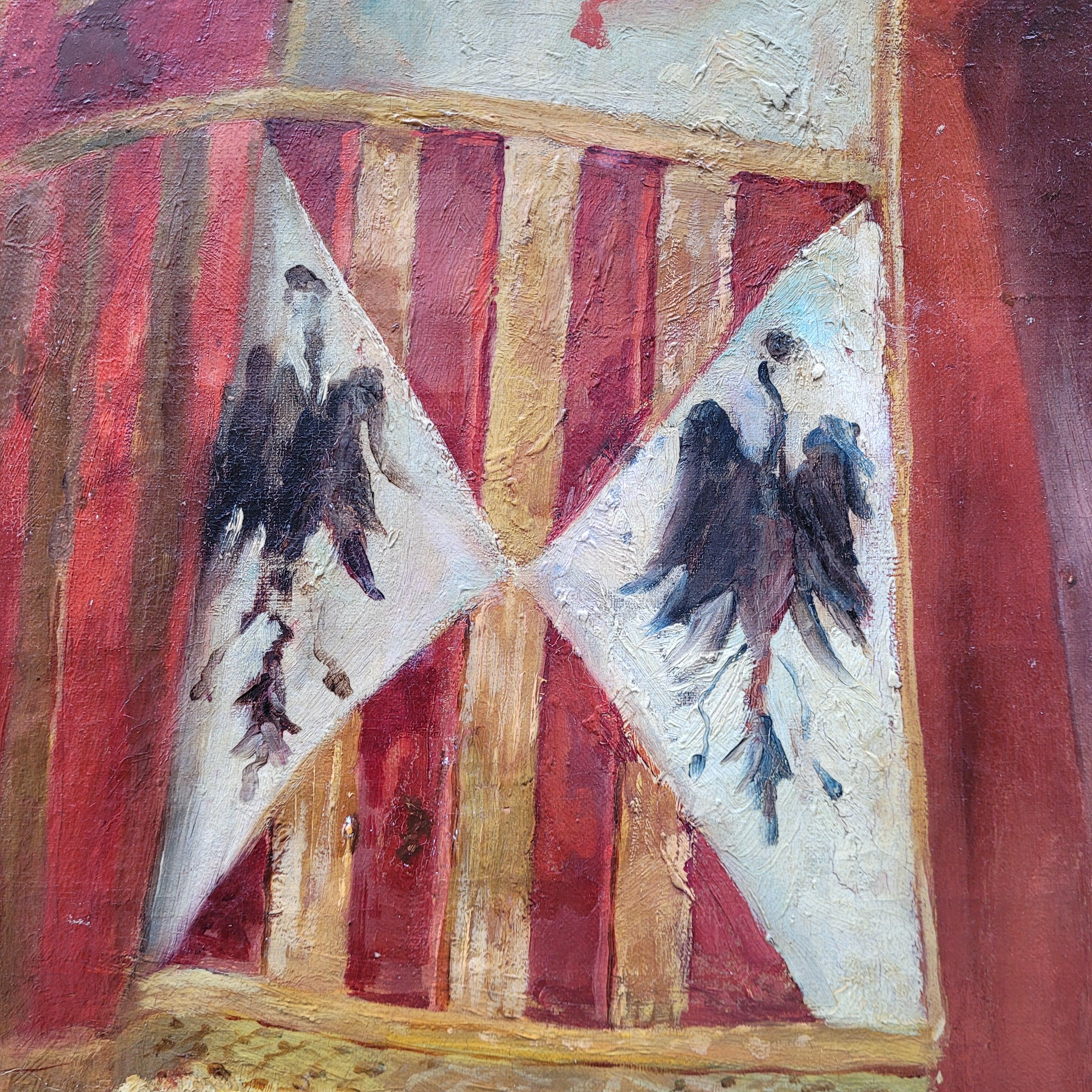 Spanish Painting Portrait“Castilian Macebearer”José Alcázar Tejedor Roma school For Sale 6