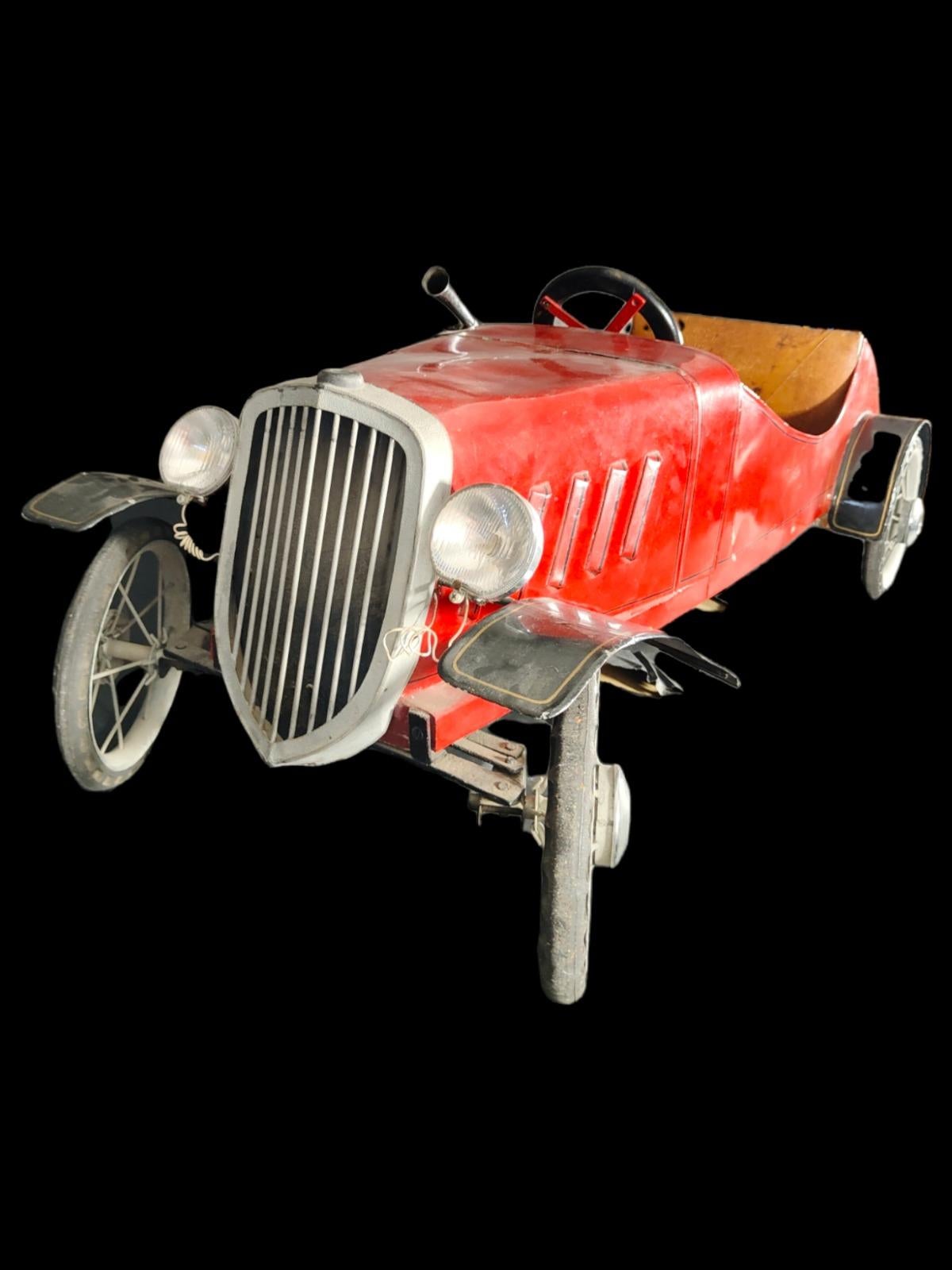 Metal Spanish Pedal Car from the 30s, Denia  For Sale