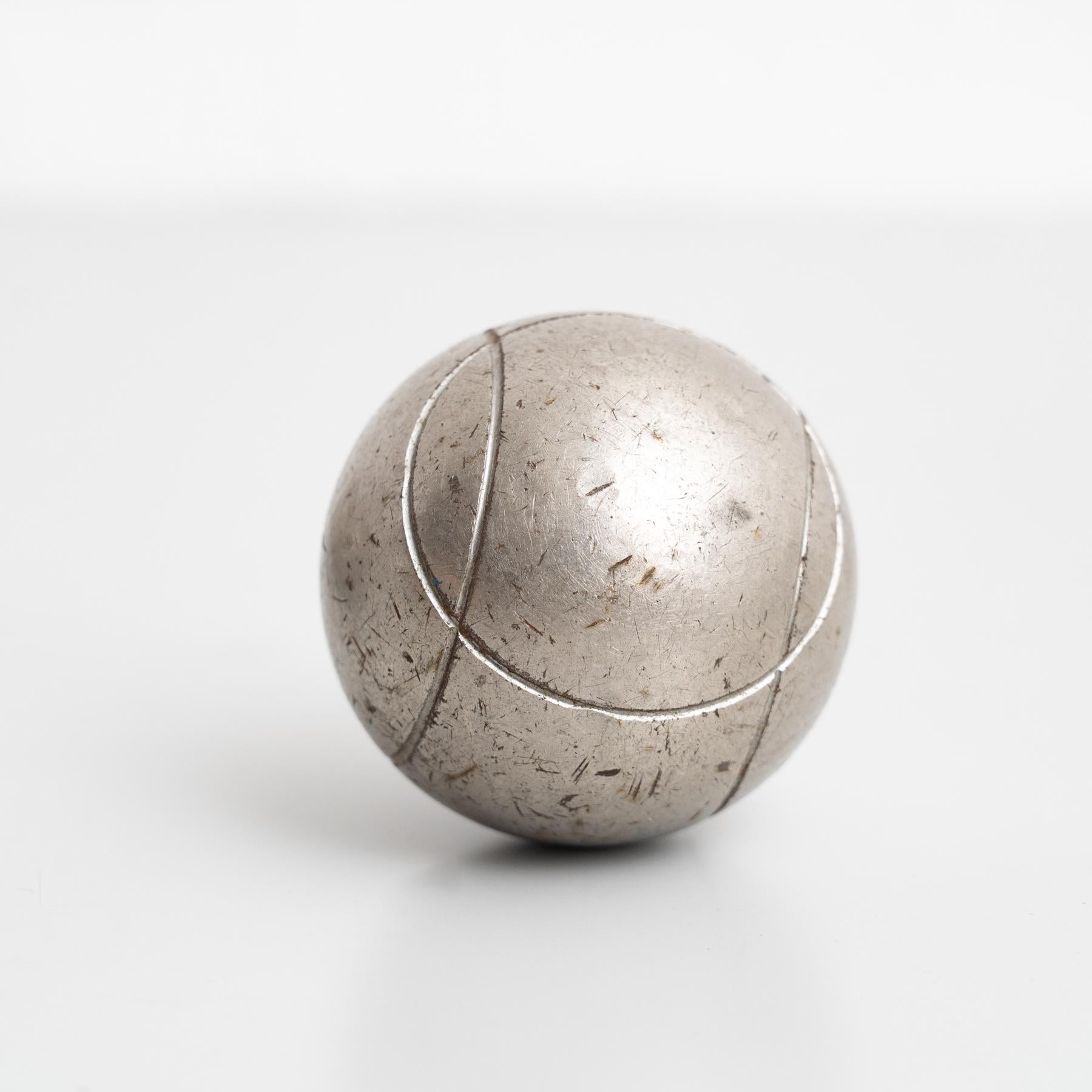 Spanish Petanque Balls - Early 20th Century Set For Sale 1