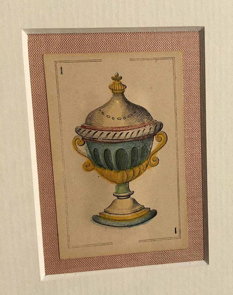16 pieces Spanish playing cards, 19th century
 
Spanish colored playing cards
16 pieces hand colored 
Framed and behind glass
 
 
The size is 71.5cm x 58 cm.


