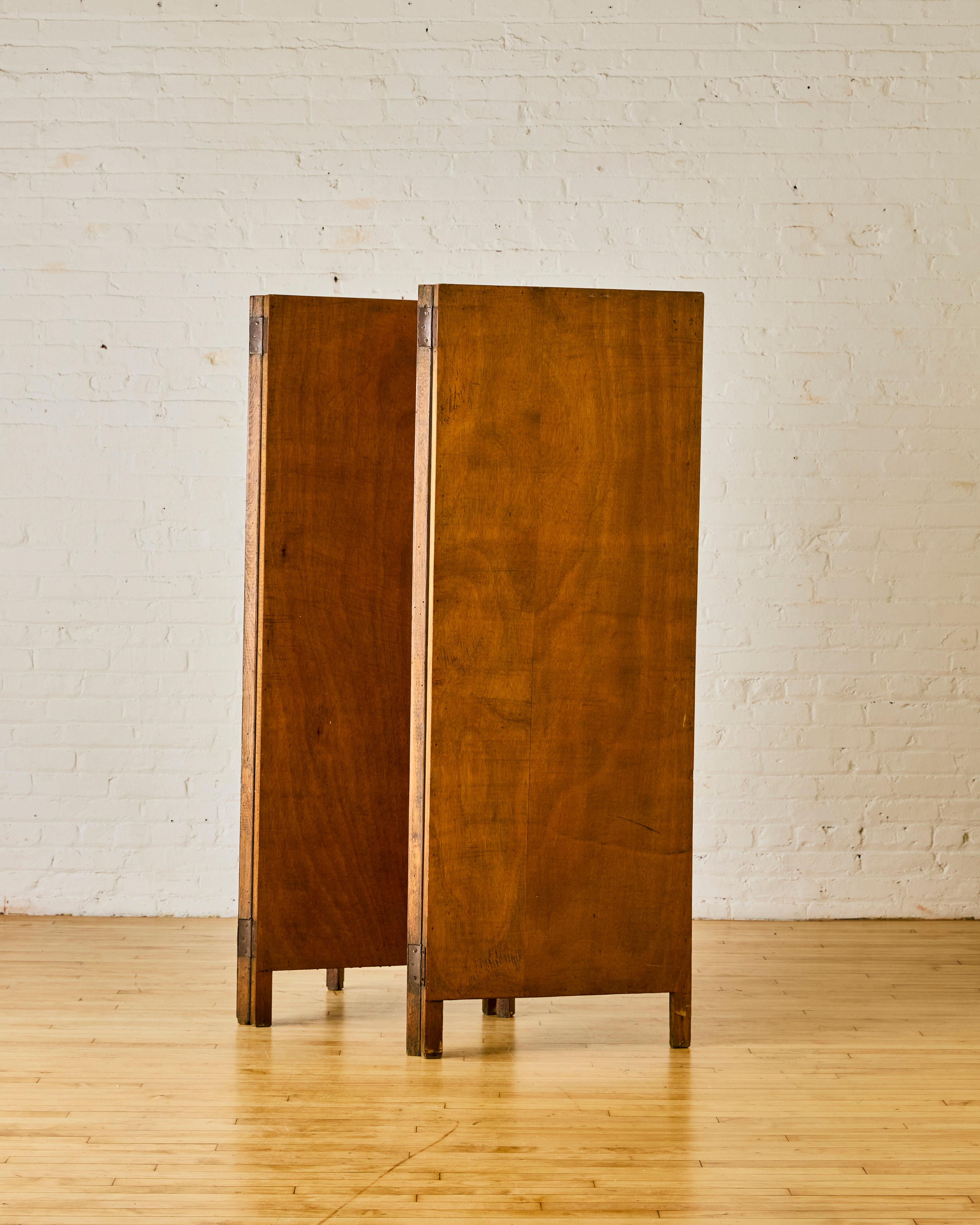 Spanish plywood room divider / screen C. 1940's. In Good Condition In Long Island City, NY