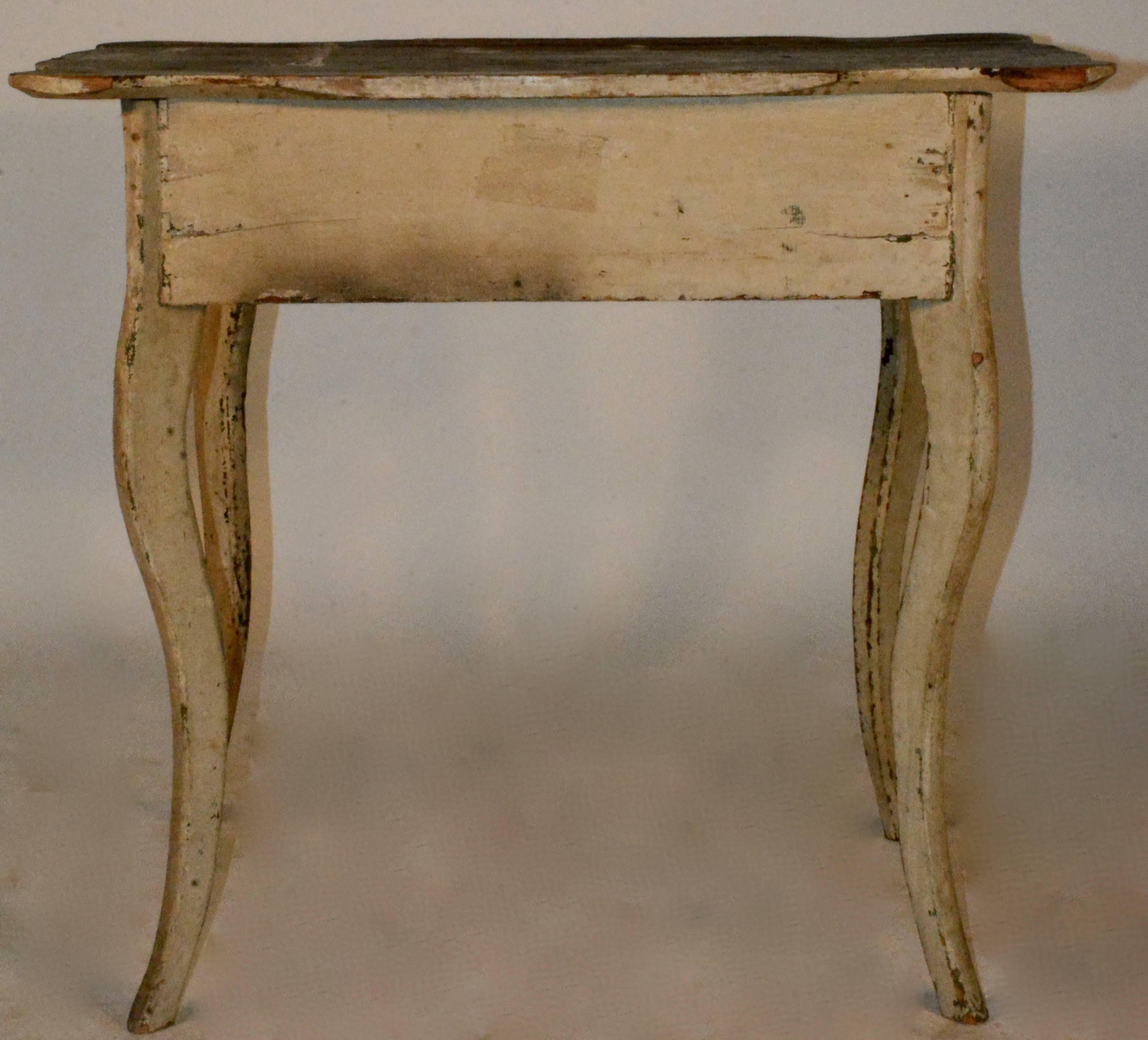 19th Century Spanish Polychrome Entry Table For Sale