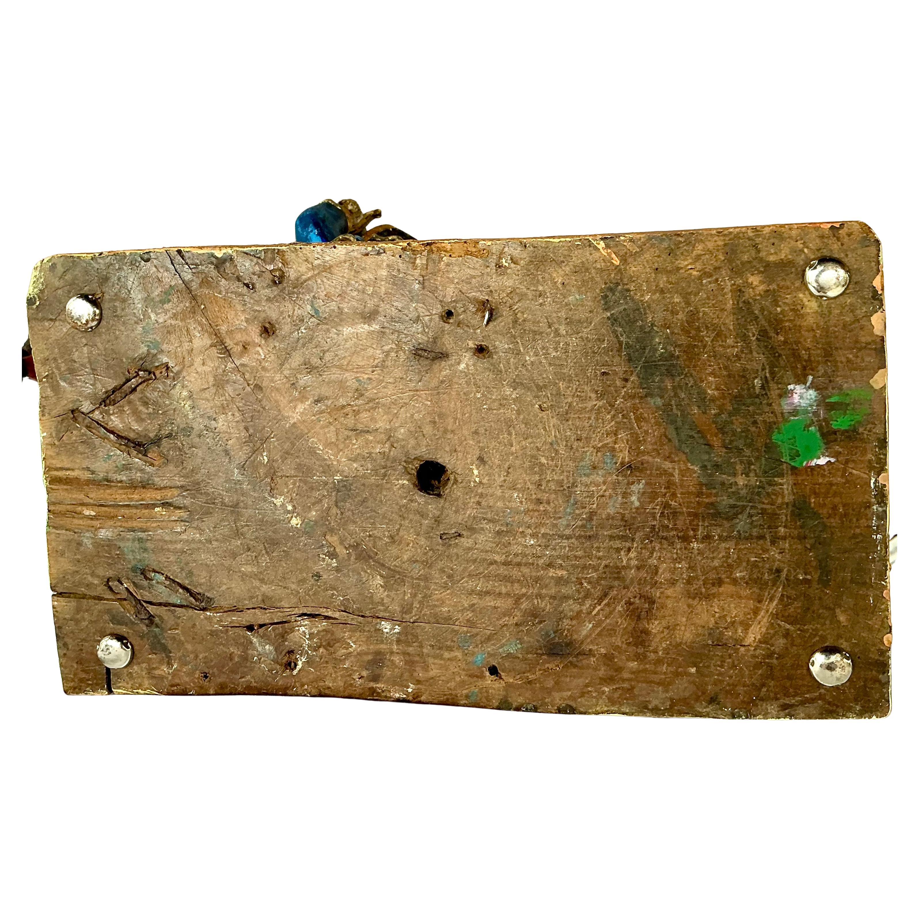 Sculpture espagnole en bois polychrome représentant Santiago Matamoros en vente 2