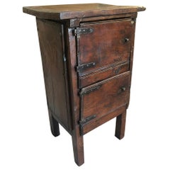 Late 17th Century Spanish Primitive Side Cabinet