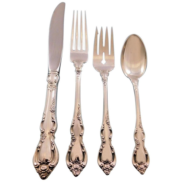 Spanish Provincial by Towle Sterling Silver Flatware Set for 6 Service