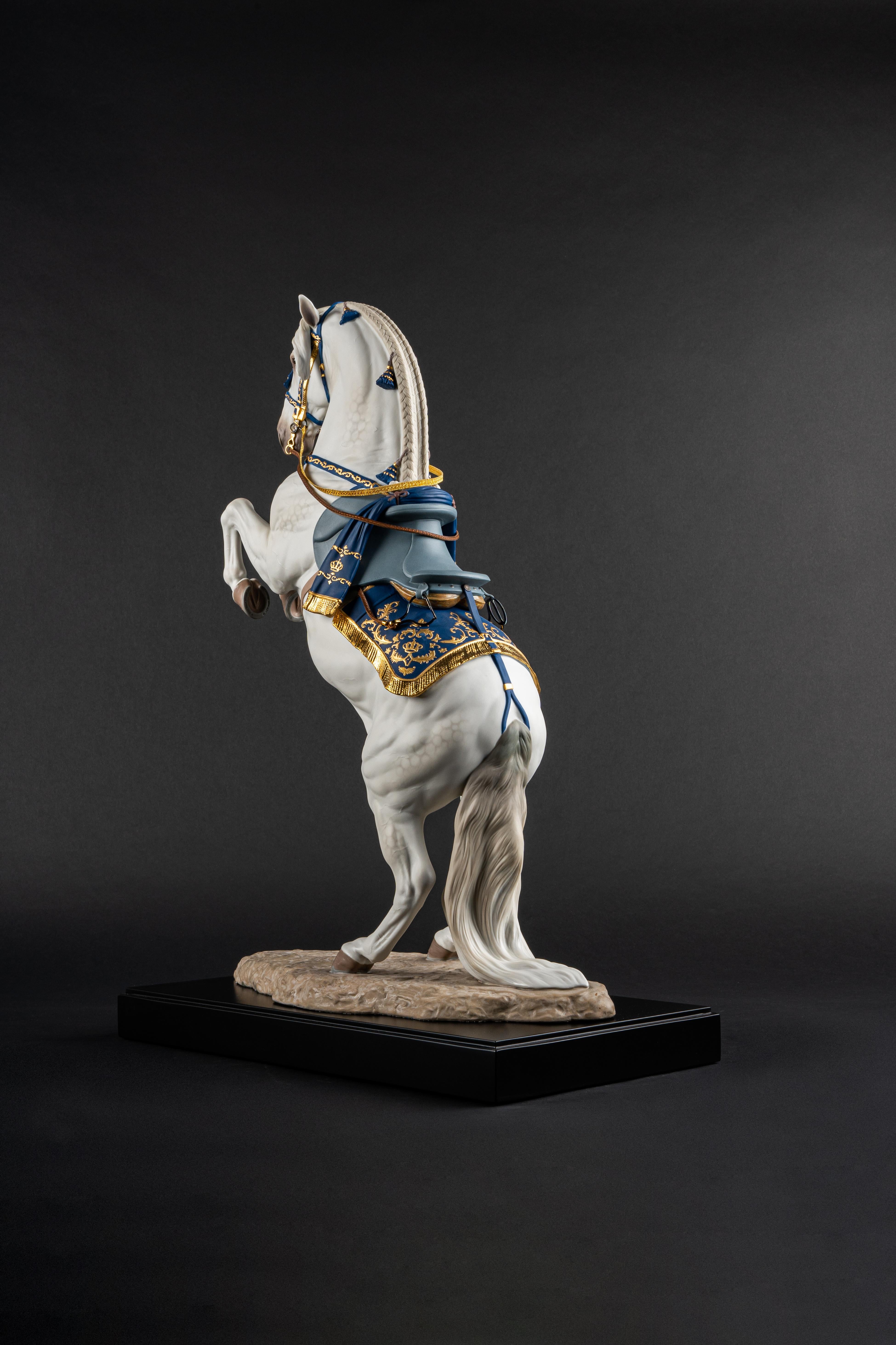 Contemporary Spanish Pure Breed Sculpture, Haute École, Limited Edition For Sale