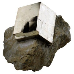 Spanish Pyrite Cube on Basalt Matrix // 1.84 Lb.