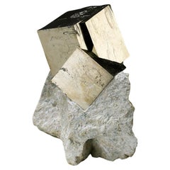 Spanish Pyrite Cubes on Basalt Matrix // 2.0 Lb.