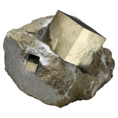 Spanish Pyrite Cubes on Basalt Matrix // 2.72 Lb.