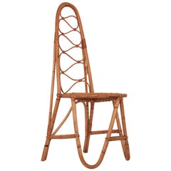 Spanish Rattan Chair, 1960s