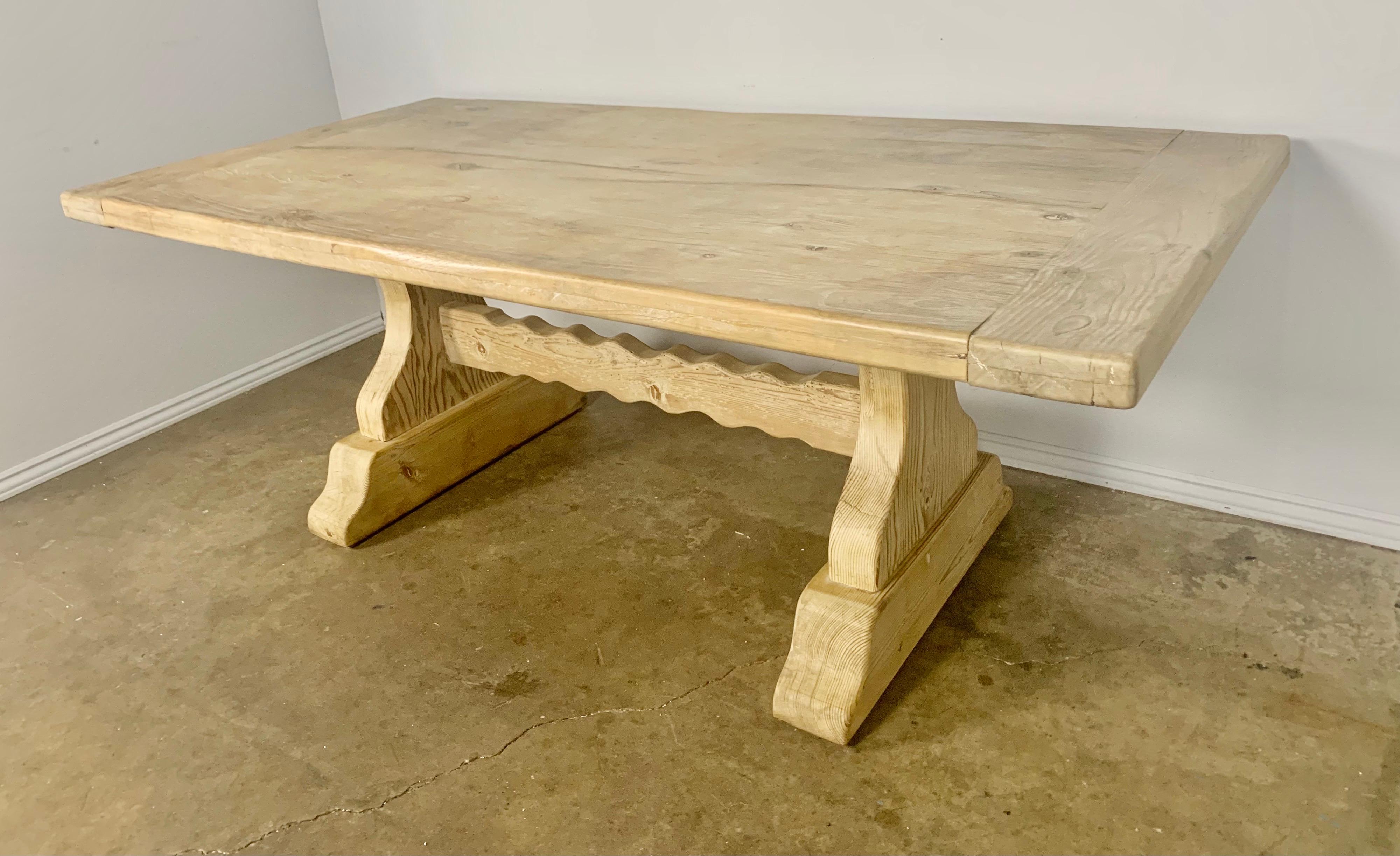 Spanish Colonial Spanish Refractory Dining Table, C. 1930's For Sale