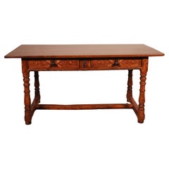 Spanish Renaissance Desk In Walnut-17th Century