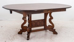 Spanish Renaissance Revival Oak Dining Table