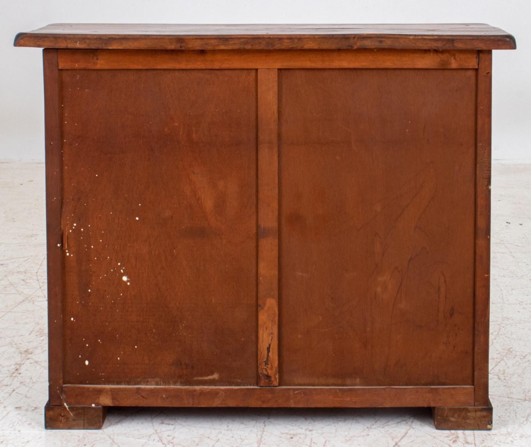 20th Century Spanish Renaissance Revival Oak Side Cabinet For Sale