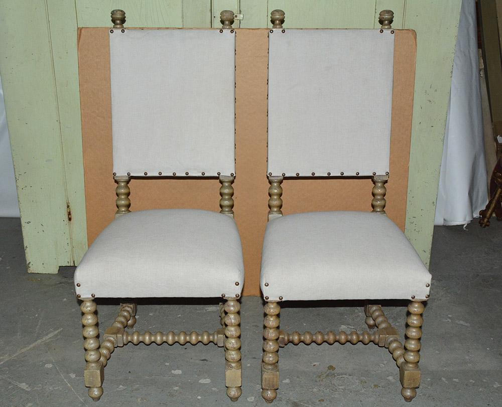 Spanish Renaissance Revival Side Chairs In Good Condition In Sheffield, MA