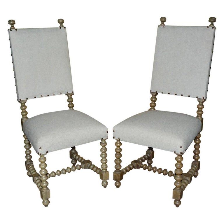 Spanish Renaissance Revival Side Chairs For Sale at 1stDibs